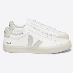 Cream and White Veja Sneakers